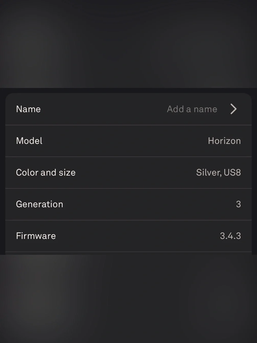 Oura Ring Gen 3 Horizon Silver-Size 8